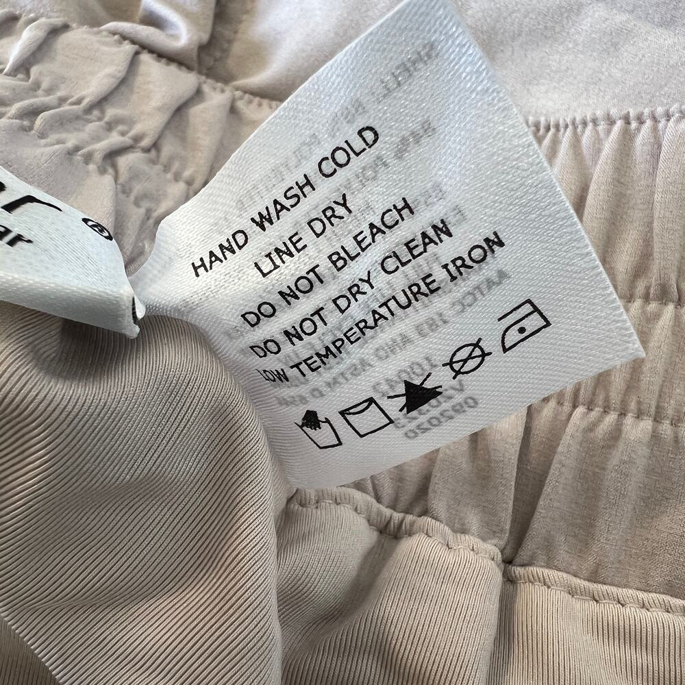Coolibar Skort Size L Khaki Tan Mendocino Travel UPF 50+ Sun Protection Pockets - Picture 14 of 14